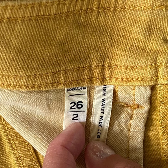 Ann Taylor Loft High Waisted Wide Leg Pant - Picture 2 of 5